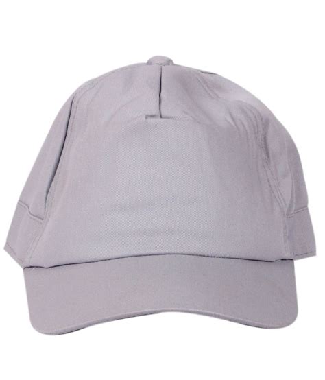 Macrobian Grey Cotton Baseball Cap For Men Buy Online Rs Snapdeal