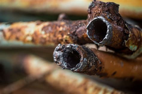 Rusty Pipes Closeup Caitco Drainworks