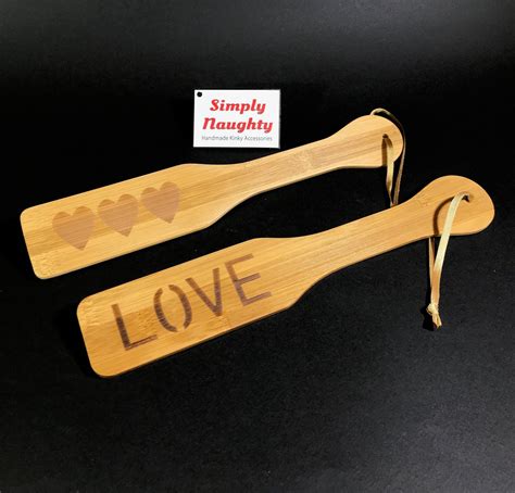 Bamboo Wood Spanking Paddle Wooden Spanking Bdsm Paddle Sex Etsy