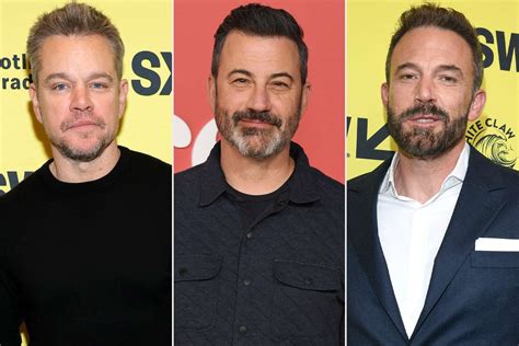 Jimmy Kimmel Says Ben Affleck Matt Damon Offered To Pay His Staff