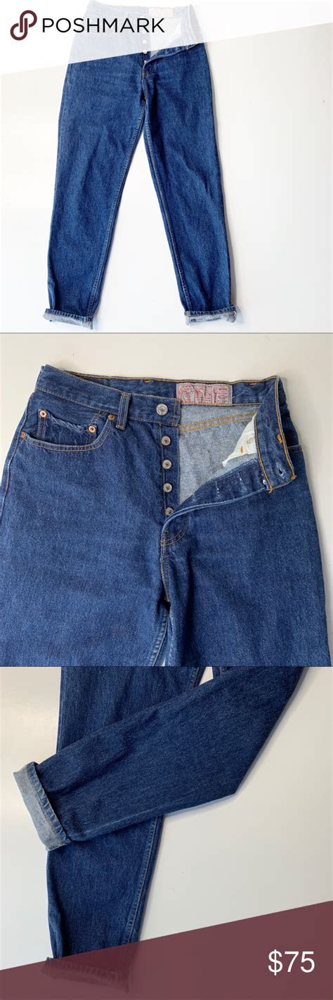 Vintage Levis 901 Mom Jeans High Rise Tapered Leg