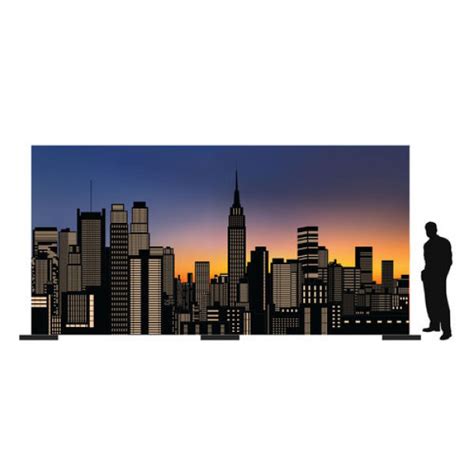 Party Props For Hire City Skyline New York Backdrop