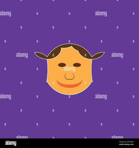 Girl Emoji Male Face Symbol Logo Design Element Stock Vector Image And Art Alamy