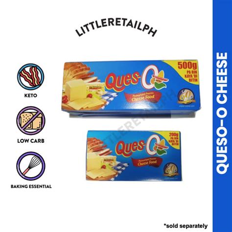 Queso Ques O Cheese Food For Keto And Low Carb Shopee Philippines