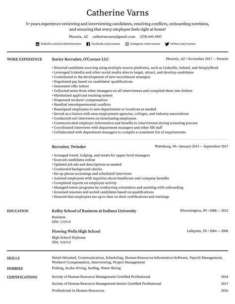 Reverse Chronological Resume Templates And Formats For 2022 Easy Resume