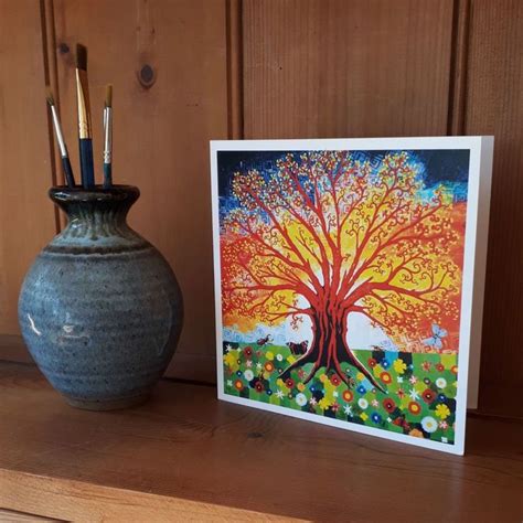 150x150mm Cards Shop For Original Art By Mark Betson Artist Tree Of