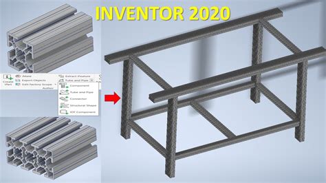 Inventor 2020 Tutorial 148 Creater Library Profile Aluminium