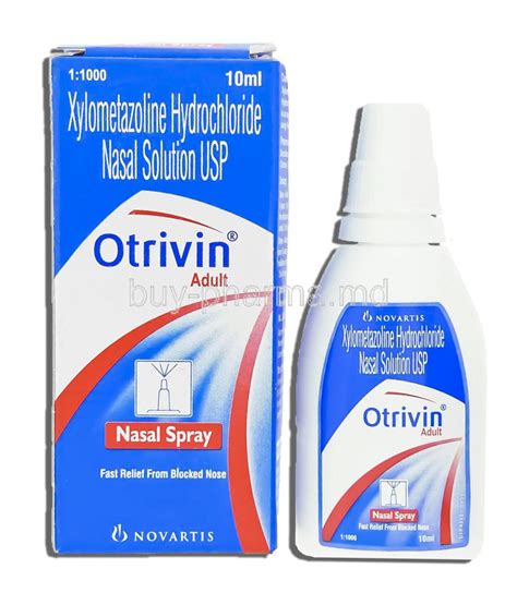 The active ingredient in otrivin is a decongestant called xylometazoline and when used as directed, will constrict the blood vessels in your nasal tissues to reduce swelling. Buy Otrivin, Xylometazoline Nasal Drops ( Otrivin ) Online