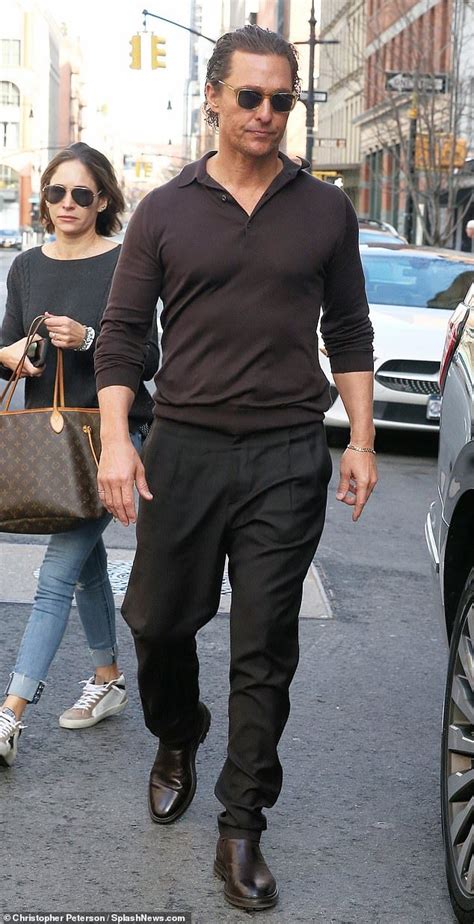 Matthew Mcconaughey Looks Fresh In A Fitted Shirt In New York In 2020