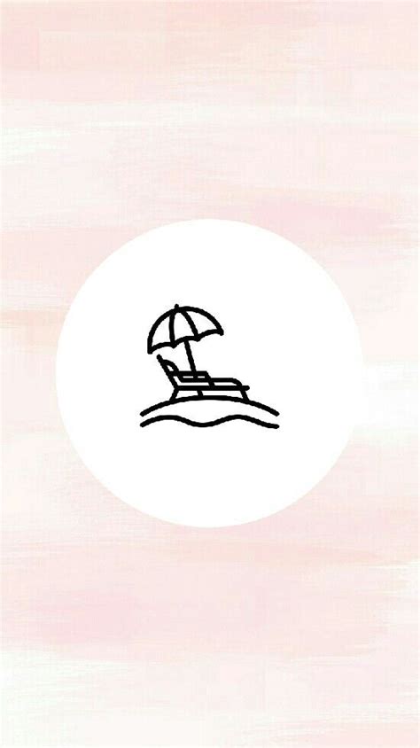 Instagram Highlight Icons Beach Covers Highlights Save Quick Icons