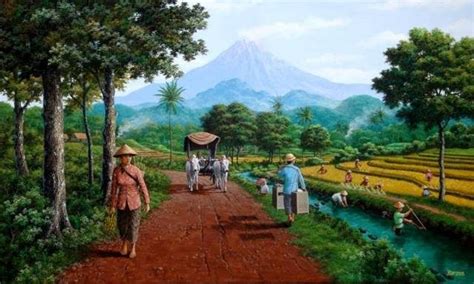 100+ Gambar Pemandangan Alam yang Indah | Lukisan, Foto ...