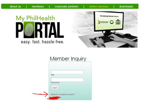 Register Philhealth Member Access Online Check Your Philhealth Account