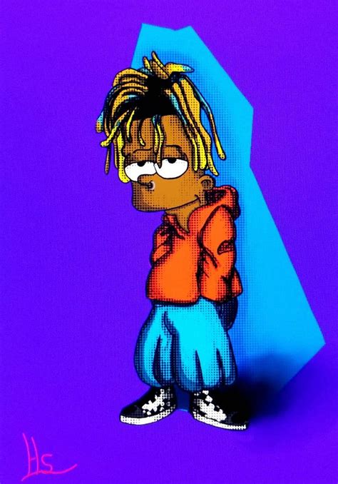 See more ideas about anime, anime fanart, anime art. Juice WRLD Cartoon Wallpapers - Wallpaper Cave