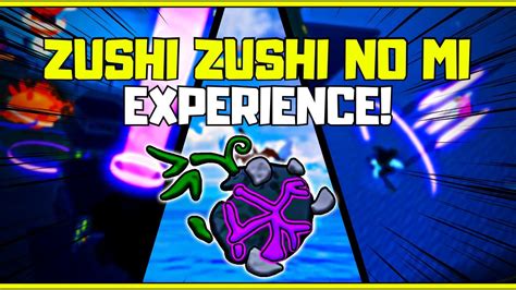 Gpo The Zushi Zushi No Mi Experience Roblox Youtube