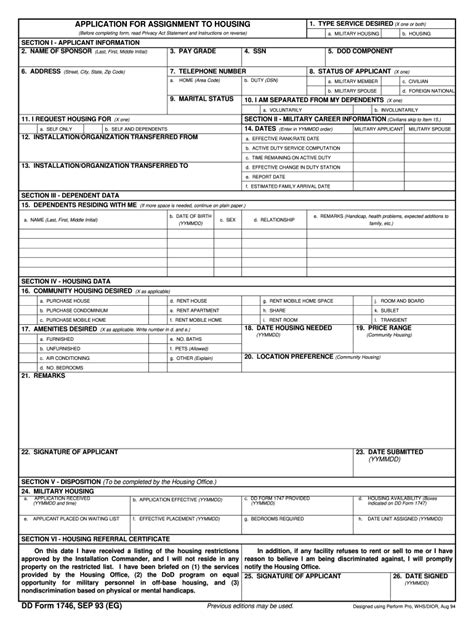 Dd Form 1746 Fill Out And Sign Online Dochub