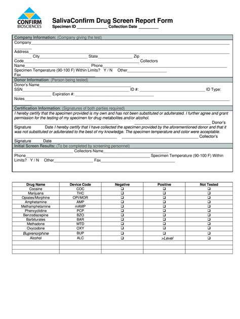 Drug Test Form PDF Complete With Ease AirSlate SignNow
