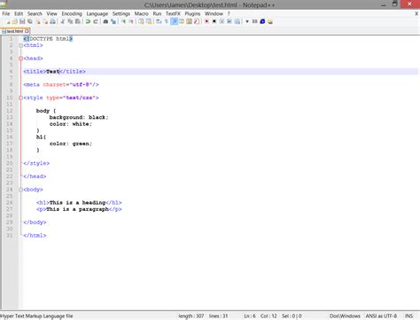 How To Link A Css File To Html In Notepad