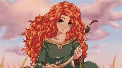 Cet Artiste Transforme Les Princesses Disney En Adorables Animes Disney