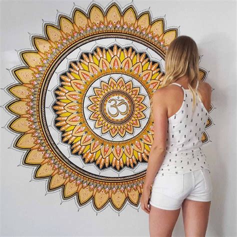 Oksana Stepanova Mandala Wall Art Mandala Art Lesson Wall Drawing