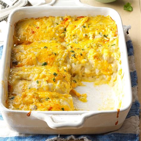 They are also delicious served on the side with this chicken quinoa black bean bake recipe! Chicken Tortilla Bake Recipe | Taste of Home