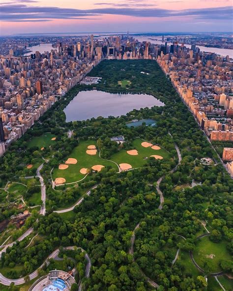 Central Park From Above By Killahwave New York City Central Park New