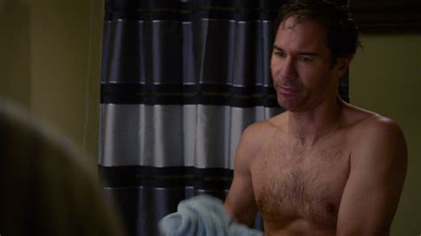 Auscaps Eric Mccormack Shirtless In Perception Curveball