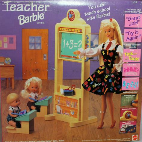 Teacher Barbie Interactive School Classroom Mattel Special Edition Set