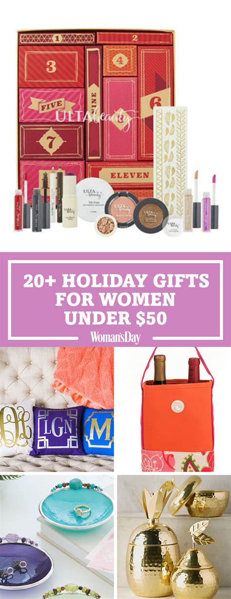 Gift shopping for women can be a bit of a challenge, but this list of gifts will impress every woman on instead of waiting until the day before to nab a gift for her, use this guide to find the best gifts for. 36 Best Christmas Gifts for Women Under $50 - Unique ...