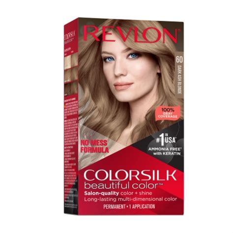 Revlon Colorsilk Beautiful Color 60 Dark Ash Blonde Permanent Hair