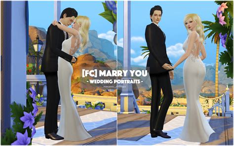 Flowerchamber Marry You Pose Pack Sims 4 Couple Poses Sims 4 Sims