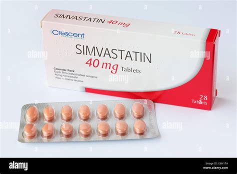 Crescent Pharma Limited Simvastatin 40 Mg Tablets In A Foil Blister