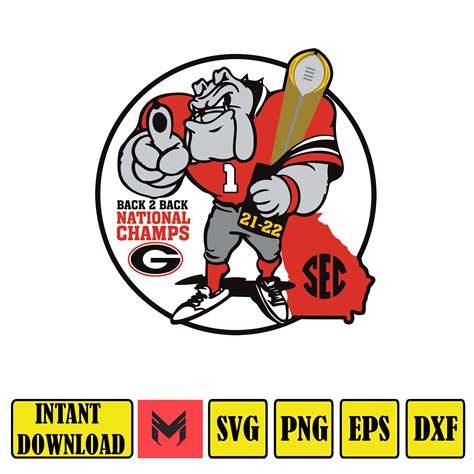 Georgia Bulldogs Svg, Bulldog Svg, Bulldogs Svg, Georgia Bul - Inspire