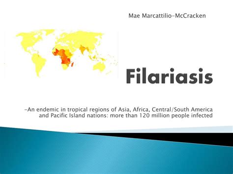 Ppt Filariasis Powerpoint Presentation Free Download Id2007577