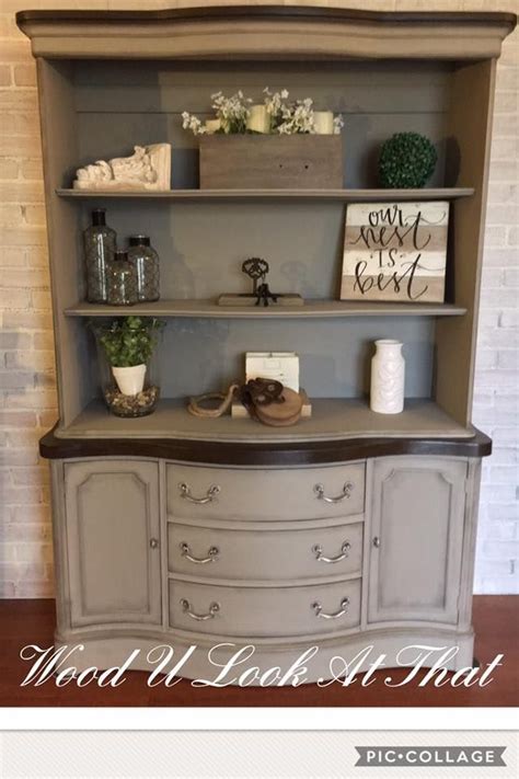 China Cabinet Repurposed As A Bookshelf Removed The Front Doors And