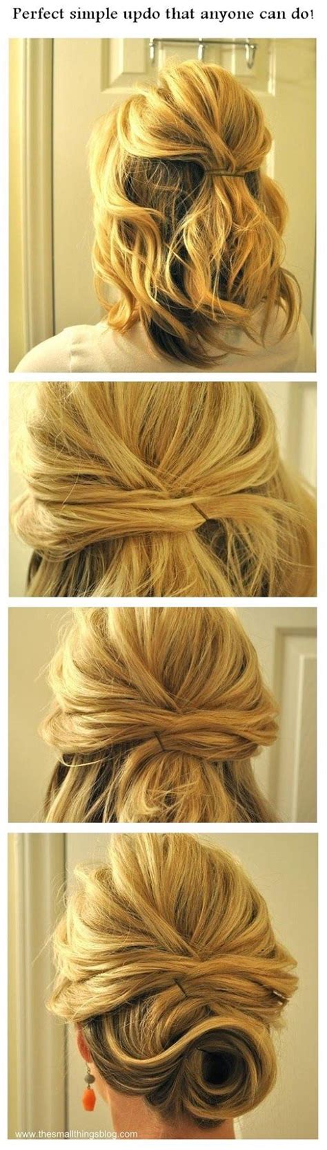 Picture of quick diy rolled braid updo for short hair 3 easy summer hairstyles luxy hair. 10+ images about Do It Yourself Updos on Pinterest | Updo ...