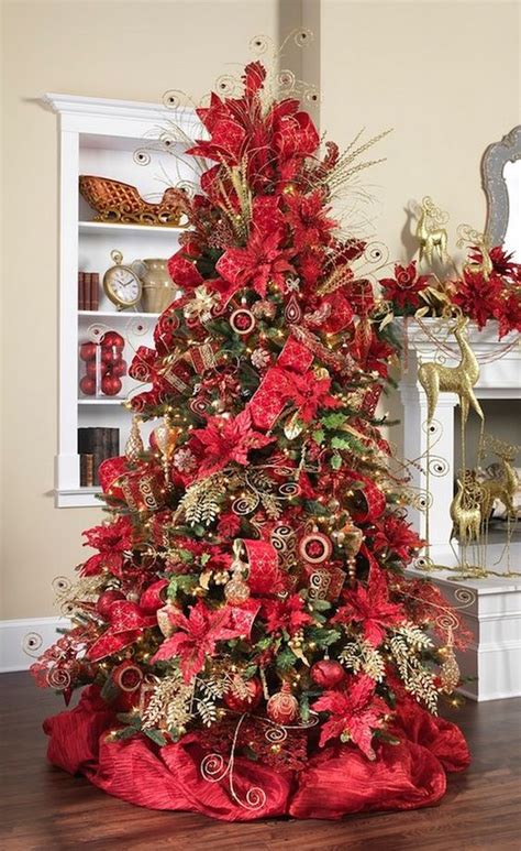 10 Of The Best Red Christmas Tree Ideas Backyard Boss