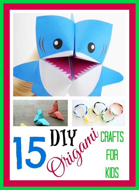 15 Great Diy Origami Crafts For Kids