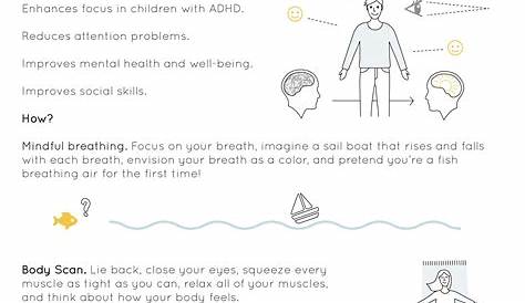 mindfulness for kids, why and how infographic | Mindfulness for kids