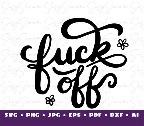 Fuck Off Svg Sassy Funny Quote Digital Download Clipart Etsy Australia