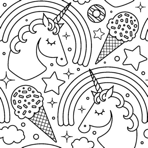 Cat Unicorn Mermaid Coloring Pages : Select from 35653 printable