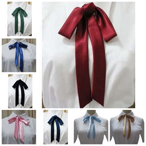 Women Neck Tie Bow Tie Professional Uniform Neckties