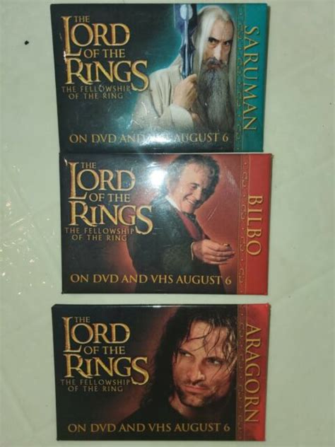 Lord Of The Rings The Fellowship Of The Rings Movie Promo Pins Gandalf