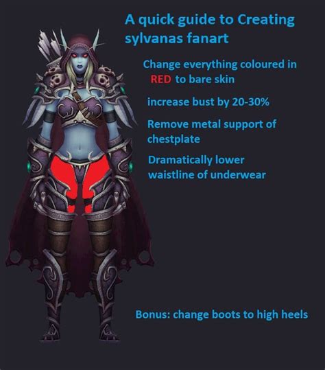 Quick Guide To Making Your Own Sylvanas Windrunner Fanart Wow