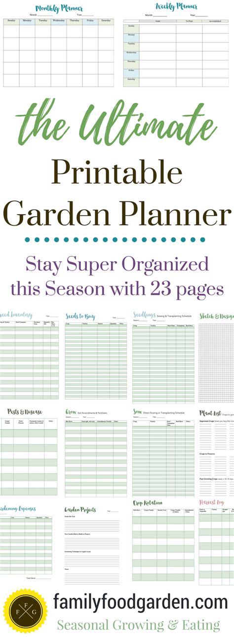 We want you to triumph and deliver your most organised and productive vegetable garden! Ultimate Printable Garden Planner