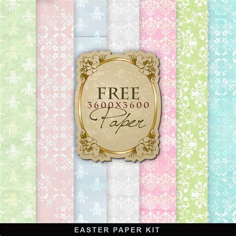 Freebies Easter Paper Kit Far Far Hill Free Database Of Digital