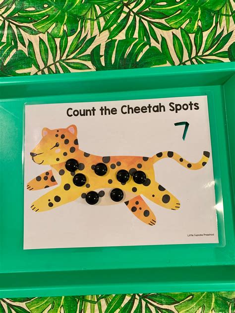 Wild Animals Preschool Printable Literacy And Math Etsy Uk