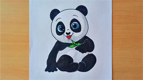 How To Draw A Cute Panda Step By Step Cute Panda Drawing Youtube