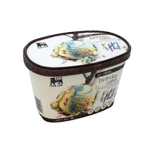 This link is to an external site that may or may not meet accessibility guidelines. Food Lion Ice Cream Birthday Cake (1.5 qt) - Instacart