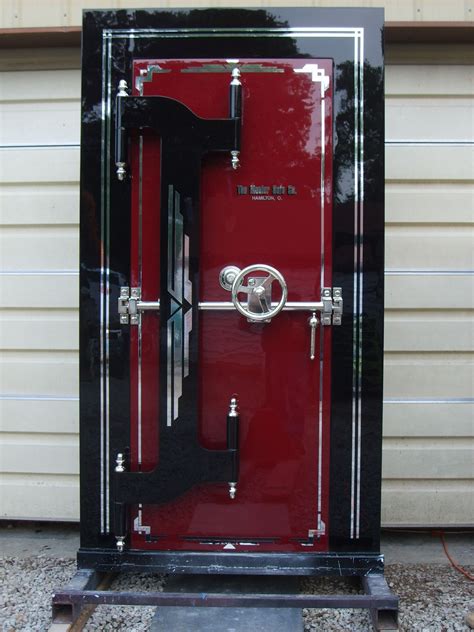 vault door (restored) | Vault doors, Safe vault, Antique safe