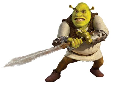 Shrek Sword Png Image Shrek Computer Animation Png Images